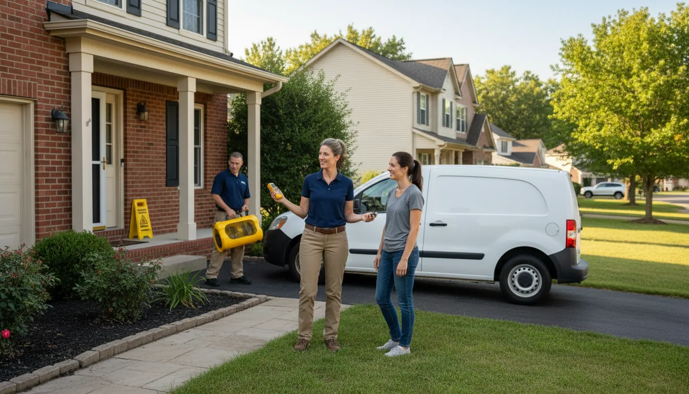 Residential water damage restoration in Shoreline, WA